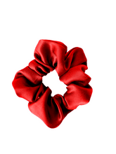 Load image into Gallery viewer, Red Satin Scrunchy
